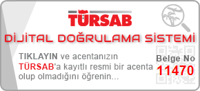 TÜRSAB Dijital Doğrulama Sistemi - Belge No: 11470